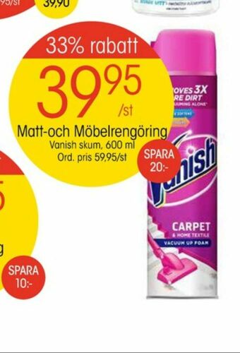 EKO Vanish Fläckborttagning erbjuda