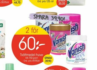 EKO Vanish Oxi Action Fläckborttagning erbjuda