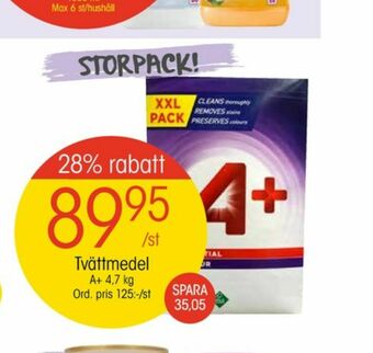 EKO A+ Tvättmedel pulver erbjuda