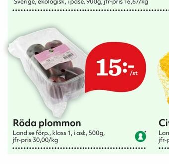 Hemköp Plommon erbjuda