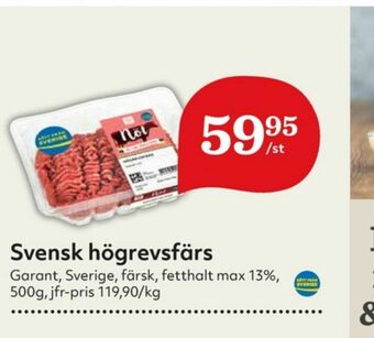 Hemköp Garant Nötfärs erbjuda