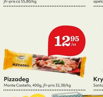 Hemköp Monte Castello Pizzadeg erbjuda
