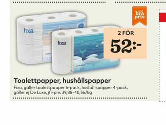 Hemköp Fixa Hushållspapper erbjuda