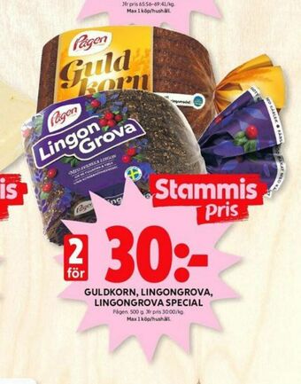 ICA Kvantum LingonGrova Rågbröd erbjuda