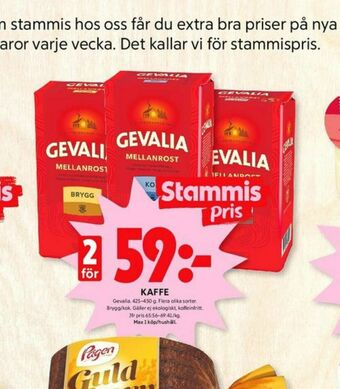 ICA Kvantum Gevalia Kaffe malet erbjuda