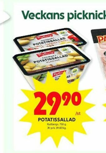 ICA Kvantum Rydbergs Potatissallad erbjuda