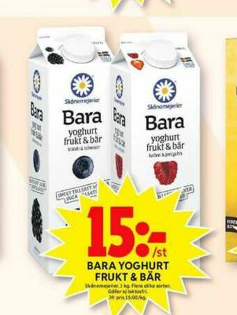 ICA Maxi Bara Yoghurt erbjuda