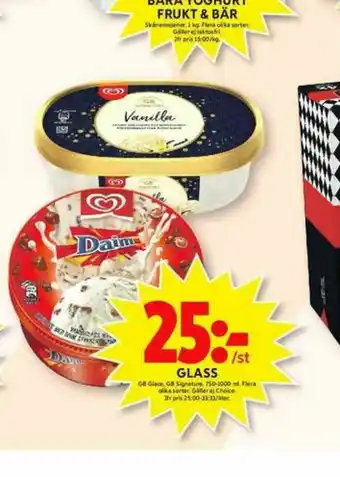ICA Maxi GB Daim Glass erbjuda