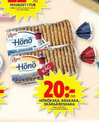 ICA Maxi Hönö Skärgårdskaka Hönökaka erbjuda