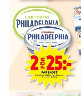 ICA Maxi Philadelphia Färskost erbjuda