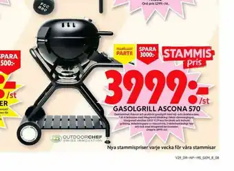 ICA Maxi Outdoorchef Gasolgrill erbjuda