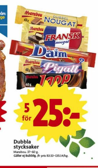 ICA Nära Fransk Nougat Chokladbar erbjuda