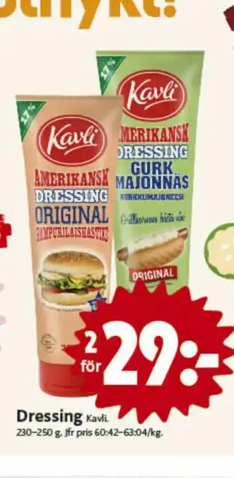 Kavli Dressing