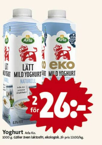 ICA Nära Arla Yoghurt erbjuda