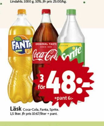 ICA Nära Coca Cola Läskedryck erbjuda
