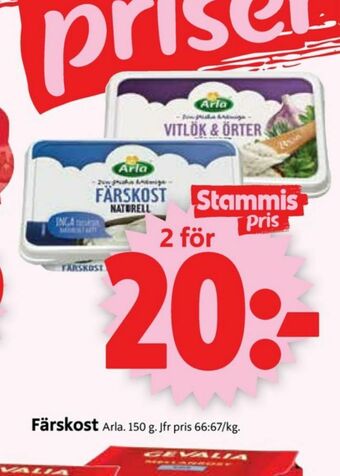 ICA Supermarket Arla Färskost erbjuda