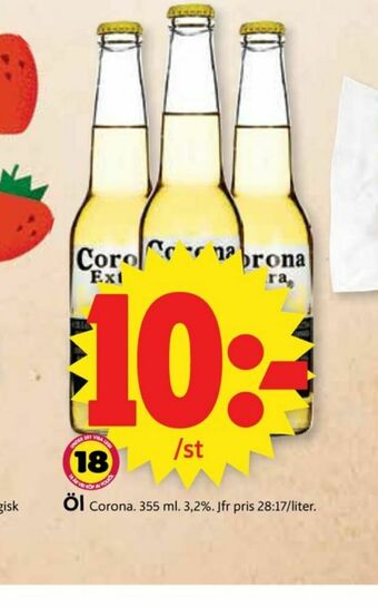 ICA Supermarket Corona Extra Specialöl erbjuda