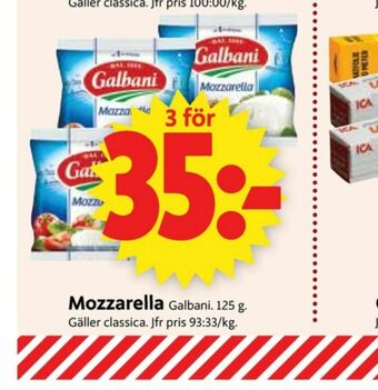 ICA Supermarket Galbani Mozzarella erbjuda
