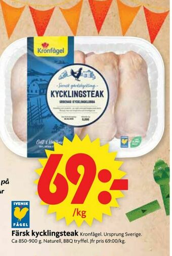 ICA Supermarket Kronfågel Kyckling erbjuda