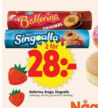 ICA Supermarket Ballerina Kaffekex erbjuda