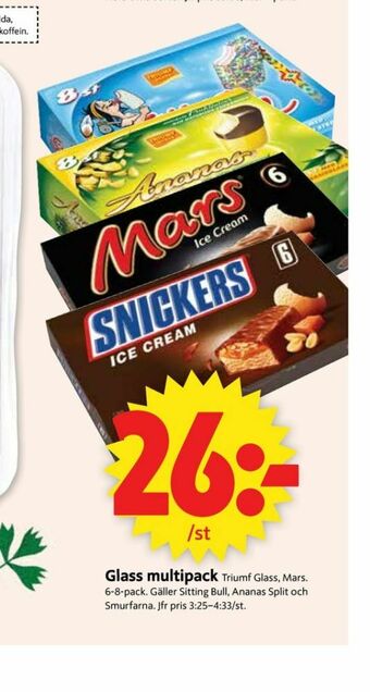 ICA Supermarket Triumf Glasspinnar erbjuda