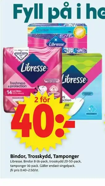 ICA Supermarket Libresse Trosskydd erbjuda