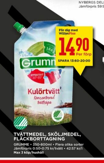 Grumme Fläckborttagning