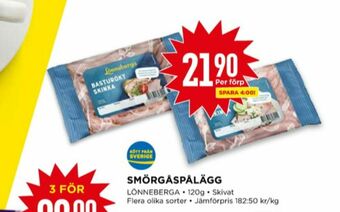 Willys Lönneberga Smörgåspålägg erbjuda