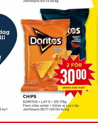Willys Doritos Snacks erbjuda