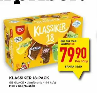 GB Klassiker Glasspinnar