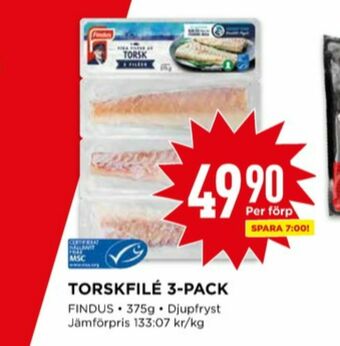 Willys Findus Torskfilé erbjuda