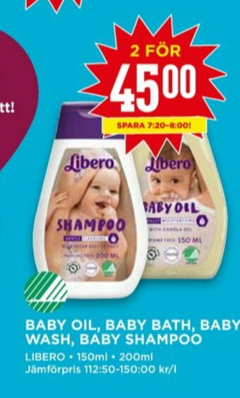 Willys Libero Babyduschtvål erbjuda