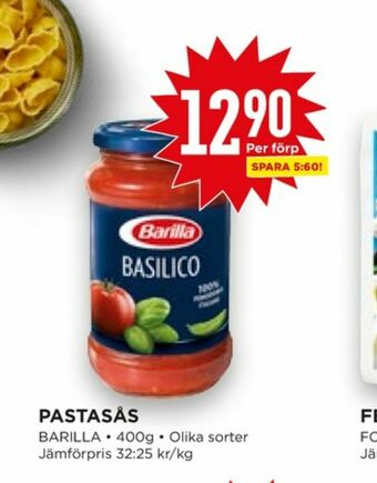 Willys Barilla Pastasås erbjuda