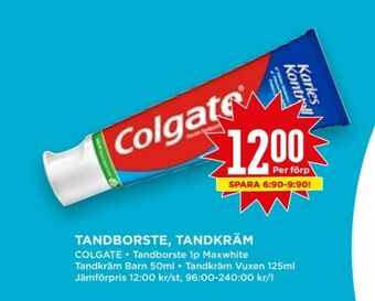 Willys Colgate Tandkräm erbjuda