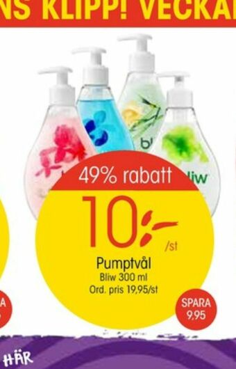 EKO Bliw Tvål flytande erbjuda