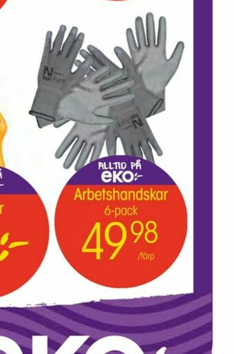 EKO Nelson Garden Arbetshandskar erbjuda