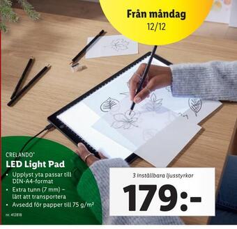 Lidl Led light pad erbjuda