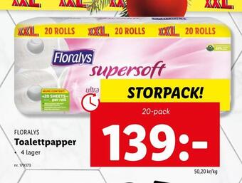 Lidl Toalettpapper erbjuda