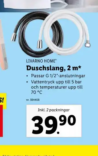 Duschslang, 2 m