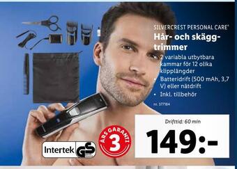Lidl Hår- och skäggtrimmer erbjuda