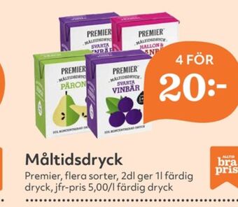 Hemköp Premier fruktdryck erbjuda