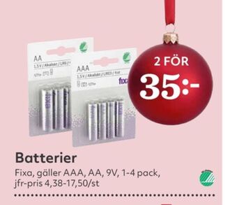 Hemköp Fixa batterier erbjuda