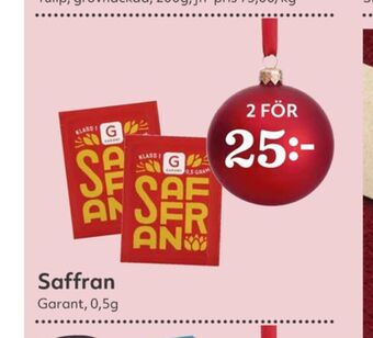 Hemköp Garant saffran erbjuda