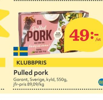 Hemköp Garant pulled pork erbjuda