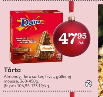 Hemköp Almondy tårtor erbjuda