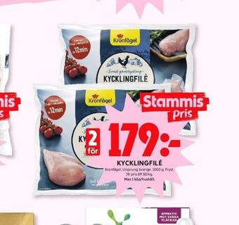 ICA Kvantum Kronfågel kycklingfilé erbjuda