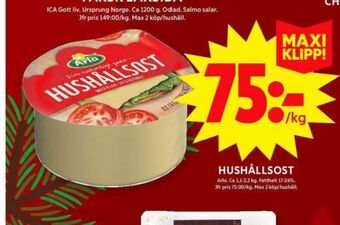 ICA Maxi Arla hushållsost erbjuda