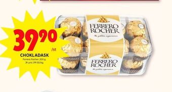 ICA Kvantum Ferrero rocher chokladask erbjuda