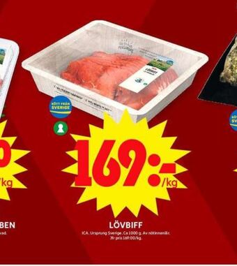 ICA Maxi Ica lövbiff erbjuda