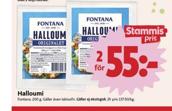 ICA Nära Fontana halloumi erbjuda